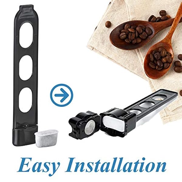 24-pack houtskoolfilters compatibel met Cuisinart koffiezetapparaat filtervervanging voor alle Cuisinart koffiewaterfilter - Hiwater